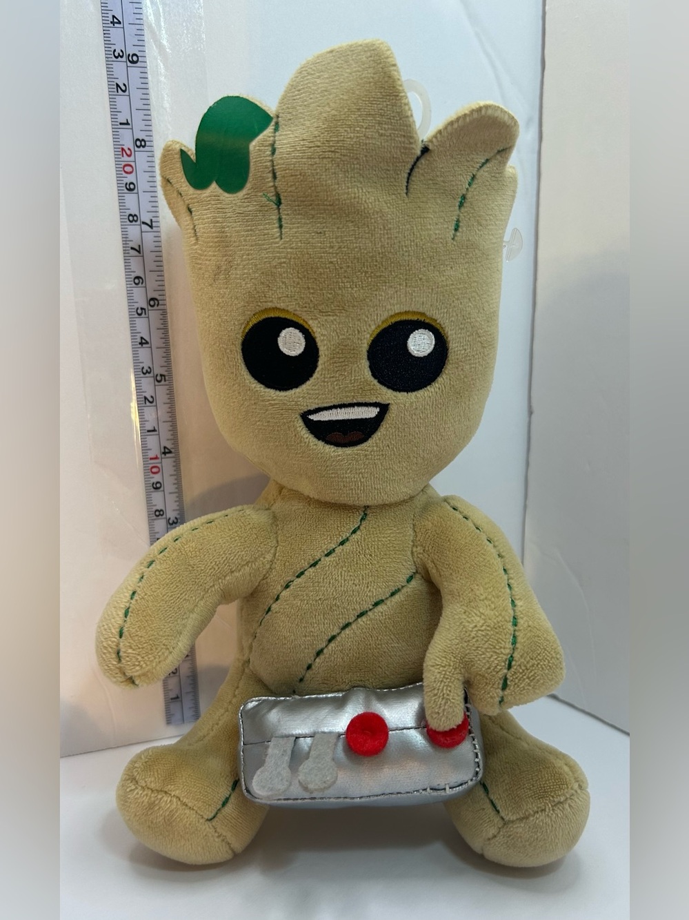 Kidrobot Marvel Guardians of the Galaxy Teen Groot with Button Phunny Plush